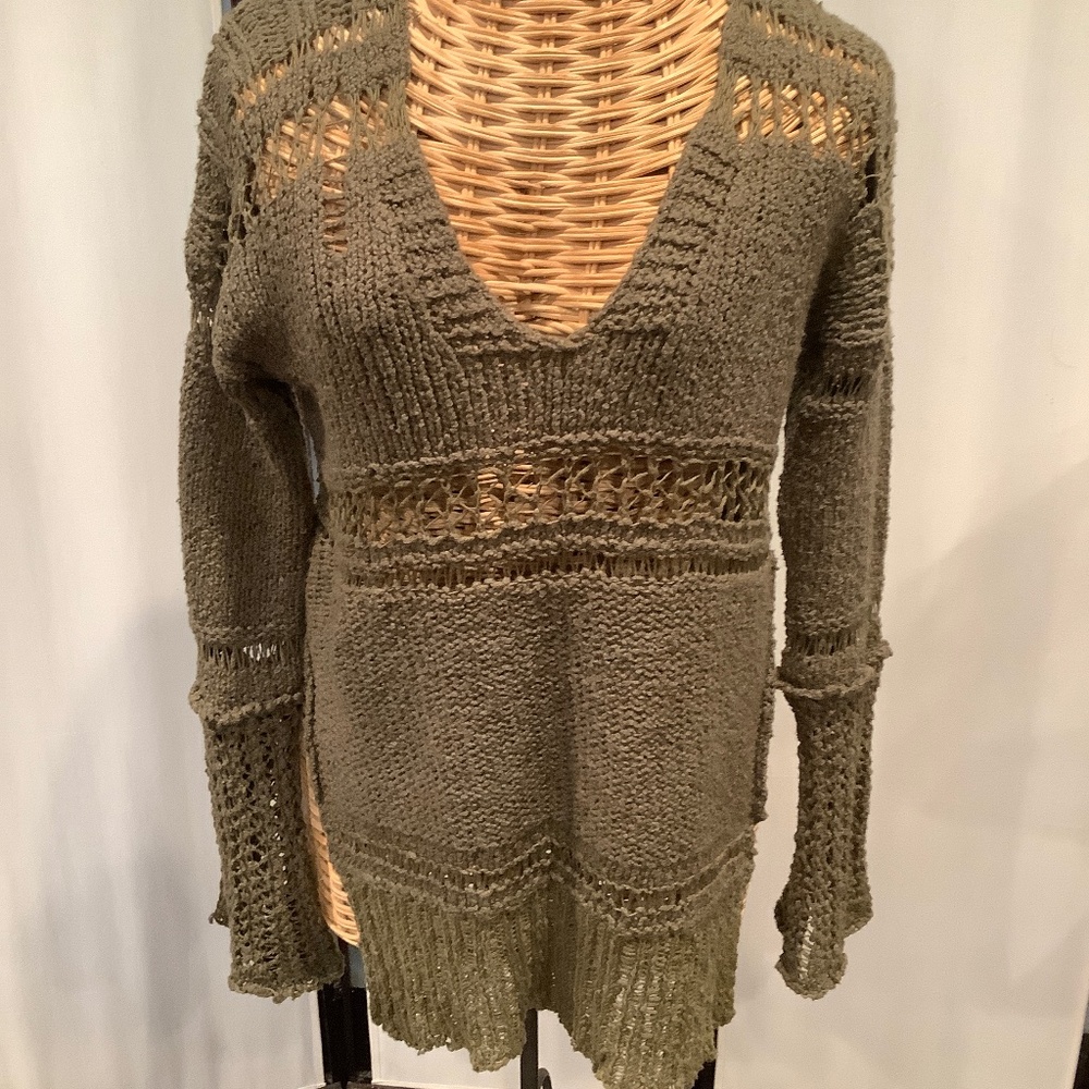 Free People Sweater Olive XS